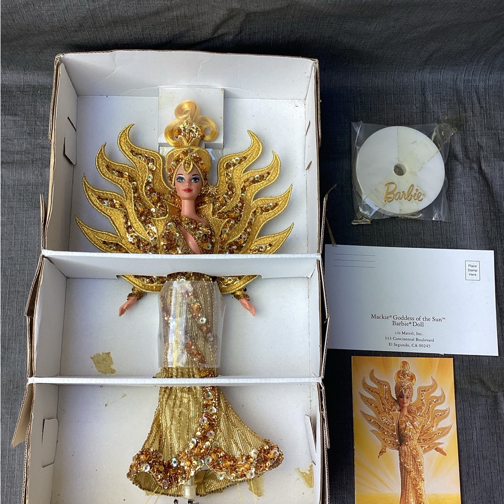 Goddess of The Sun Barbie Doll Bob Mackie 1995 Mattel 14056